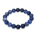 1 Strand Stretch Natural Blue Sodalite Beaded Gemstone Bracelet, 8mm Bead, Length Selections: 7 inch/7.5 inch/8 inch/8.5 inch
