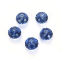 24pcs Adabele Austrian Faceted Rondelle Crystal Beads #5040, Dark Indigo (Blue), Size Selections: 6x4mm, 8x6mm, 10x8mm