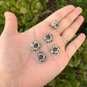 10pcs Natural Dalmatian Jasper Gemstone Donut Rondelle Beads,14x8mm, Hole ID 5.6mm, GW-A9