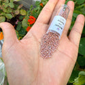 30g Miyuki Delica 11/0 Seed Beads, Opaque Glazed Beige DB2271