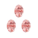 24pcs Adabele Austrian Faceted Rondelle Crystal Beads #5040, Light Padparadscha (Pink), Size Selections: 6x4mm, 8x6mm, 10x8mm