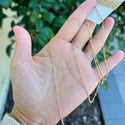 5 Feet 1/20 14K Gold Filled Unfinished Station Cable Chain Link, 1.9mm Beads, Thin Small, Non Tarnish, KG5-J1