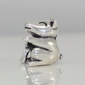1pc Real Solid Sterling Silver Dog Charm Puppy Bead, Compatible with Pandora All Other Charm Bracelets, EC497