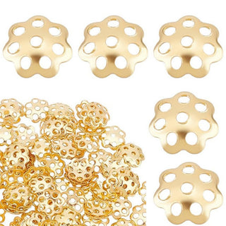 Filigree Flower Bead Caps
