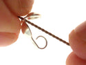 10pcs 925 Sterling Silver Clamshell Calotte Bead Tips, End Cap Knot Cover, Open Hook, 10mm, 4mm Cup, SS187-1