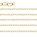 5 Feet 1/20 14K Gold Filled Unfinished Heart Shaped Chain Link, 2.8x4.0mm, Non Tarnish, KG-T1