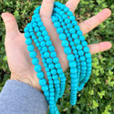 Natural Magnesite Imitated Blue Turquoise Gemstone Round Beads, 10mm, Hole ID 1.1mm, 30 Inch, About 80pcs Beads, GR-D10