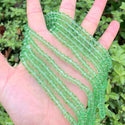 500pcs Creative Club Faceted Rondelle Crystal Glass Beads, Peridot Green, 6x4mm, Hole ID 1mm, CCR616