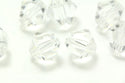 50pcs Adabele Austrian Faceted Bicone Crystal Beads #5301, Crystal Clear, Size Selections: 6mm/8mm/10mm