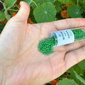 7.5g Miyuki Delica 11/0 Seed Bead Lime Green-Lined Luster Kelly Green DB274
