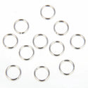 200pcs 304 Stainless Steel Open Jump Rings (4mm/6mm/8mm)