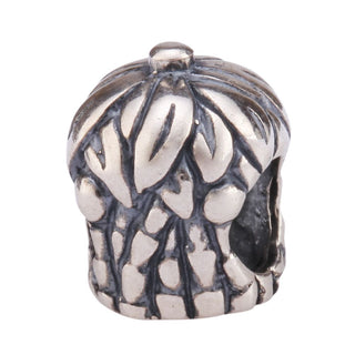 Solid 925 Sterling Silver Sweet Berry Charm Fruit Charm Plant Bead