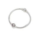 1pc Real 925 Sterling Silver Music Note Cubic Zirconia CZ Bead Charm, Compatible with Pandora All Other Charm Bracelet, EC24-B5