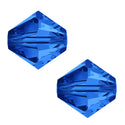100pcs Adabele Austrian Faceted Bicone Crystal Beads #5301, Sapphire Blue, Size Selections: 3mm/4mm/5mm/6mm