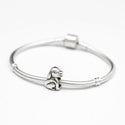 1pc Cute Real Solid Sterling Silver Dog Charm Bead, Compatible with Pandora All Other Charm Bracelets, EC480