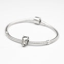 1pc Real Solid Sterling Silver I Love Horse Charm Bead, Compatible with Pandora All Other Charm Bracelets, EC168