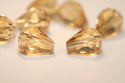 24pcs Adabele Austrian Faceted Teardrop Crystal Beads #5500, Golden Champagne, 8mm x 6mm, Hole ID 1mm, SST-828