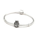 1pc Real Solid Sterling Silver Lion King Charm Bead, Compatible with Pandora All Other Charm Bracelets, EC673