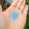 25g Miyuki Rocaille 11/0 Round Seed Beads Opaque Blue Agate RR-494