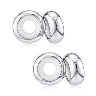 925 Sterling Silver Rubber Charm Holder Bead Stopper