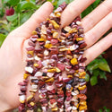 Natural Mookaite Jasper Gemstones Chip Beads, Free Form, 5mm-8mm, Hole ID 1mm, 1 Strand/31 Inch, GZ1-28