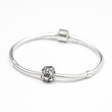 Solid 925 Sterling Silver Full Sky Wish Stars Charm Star Bead