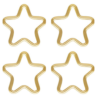 5pcs Real 1/20 14K Gold Filled Closed Star Jump Rings, 10.5mm, 0.9mm/19 Gauge, JK6-H1