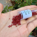 7.5g Miyuki Delica 11/0 Seed Beads, Duracoat Opaque Dyed Jujube DB2119