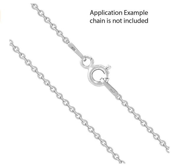 10pcs 925 Sterling Silver Springring Clasps, Open Ring, Size Selections: 5mm/7mm