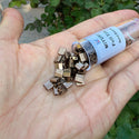 10g Miyuki Full Tila Square Seed Beads 5x5mm, Metallic Dark Bronze, (TL457)