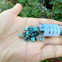 10g Miyuki Full Tila Seed Beads 5x5mm, Matte Metallic Iris Green Patina (TL2008)