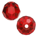50pcs Adabele Austrian Faceted Round Crystal Beads #5000, Siam Red, Size Selections: 4mm/6mm/8mm/10mm