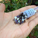 10g Miyuki Full Tila Square Seed Beads 5x5mm, Heliotrope Crystal Clear TL-4554