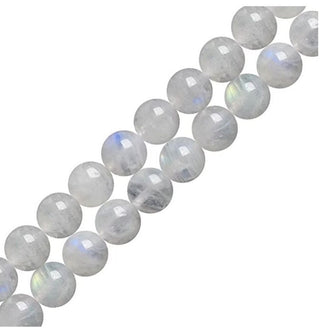 Natural Blue Flash Moonstone Gemstone Round Beads, 15 Inch/1 Strand, Size Selections: 4mm/6mm/8mm/10mm