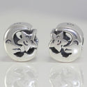 1pc Real 925 Sterling Silver Moon Star Charm Eternity Bead, Compatible with Pandora All Other Charm Bracelet, EC8-B2