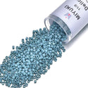 7.5g Miyuki Delica 11/0 Seed Beads, Matte Glazed Rainbow Nile Blue DB2315