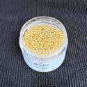 25g Miyuki Rocaille 11/0 Seed Beads Duracoat Opaque Galvanized Gold RR-4202