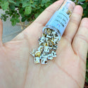 10g Miyuki Full Tila Square Seed Beads 5x5mm, Picasso Antique White (TL-4512)