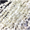 Natural White Moonstone Gemstone Chip Beads, Free Form, 5mm-8mm, Hole ID 1mm, 1 Strand/31 Inch, GZ1-37