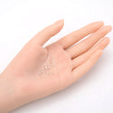 100pcs Tarnish Resistant Small Tiny Crimp Tubes, Sterling Silver Plated Brass, Size Selections: 2x2mm, 3x3mm