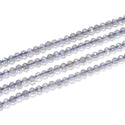 Natural Flashy Labradorite Gemstone Tiny Small Faceted Round Beads, 3mm, Hole ID 0.6mm, 15 Inch/1 Strand, GK3-5