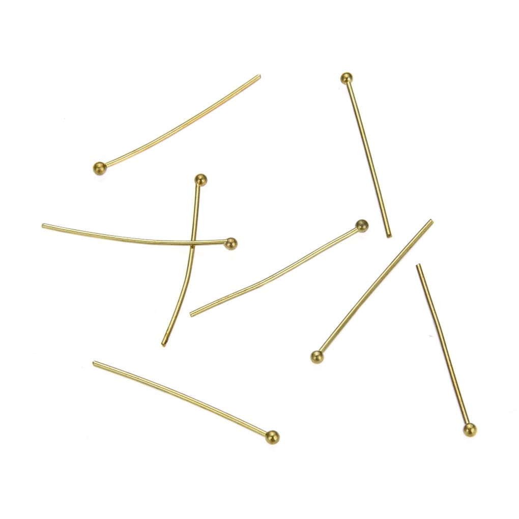 Raw Brass - Head Pins | Eye Pins