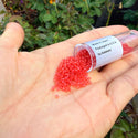 7.5g Miyuki Delica 11/0 Seed Beads, Matte Watermelon Light Topaz DB779