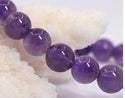 Natural Purple Amethyst Gemstone Round Beads, 15 Inch/1 Strand, Size Selections: 4mm/6mm/8mm/10mm
