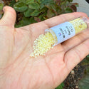 7.5g Miyuki Delica 11/0 Seed Beads Opaque Dyed Luster Light Lemon Ice DB232
