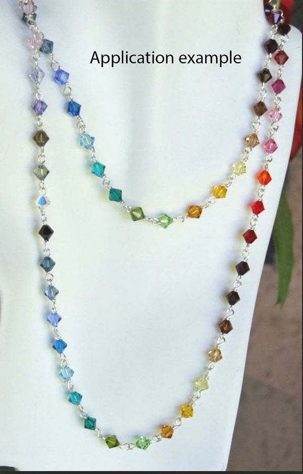 200pcs Creative Club Faceted Bicone Crystal Glass Beads, Crystal Clear, 8mm (0.31 Inch), Hole ID 1.1mm, CCB801