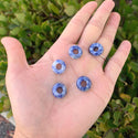 10pcs Natural Chinese Sodalite Gemstone Donut Rondelle Beads,14x8mm, Hole ID 5.6mm, GW-A10