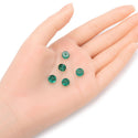 25pcs Adabele Austrian Faceted Heishi Rondelle Crystal Beads, Emerald Green, 8x4mm, Hole ID 1mm, SSV-824 - image 2