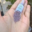 7.5g Miyuki Delica 11/0 Seed Beads, Matte Gold Luster Dusty Mauve DB379