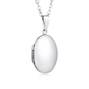 5pcs 316 Surgical Stainless Steel Living Memory Floating Lockets, 22mm Oval Waterproof Pendants, MP-A1
